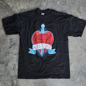 Vintage Alice Cooper School's Out Summer 1996 Tour Concert T-Shirt Men's Size XL